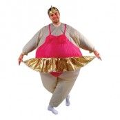 Uppblåsbar Ballerina Maskeraddräkt - One size