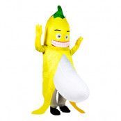 Uppblåsbar Banan Maskeraddräkt - One size