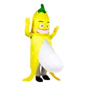 Uppblåsbar Banan Maskeraddräkt - One size