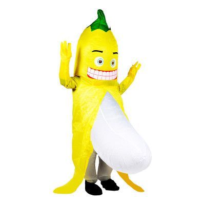 Uppblåsbar Banan Maskeraddräkt - One size
