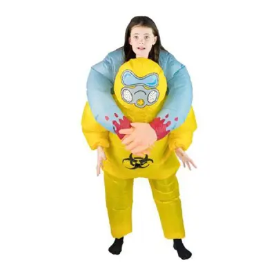 Uppblåsbar Biohazard Halloween Barn Maskeraddräkt - One size