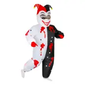 Uppblåsbar Blodig Joker Maskeraddräkt - One size