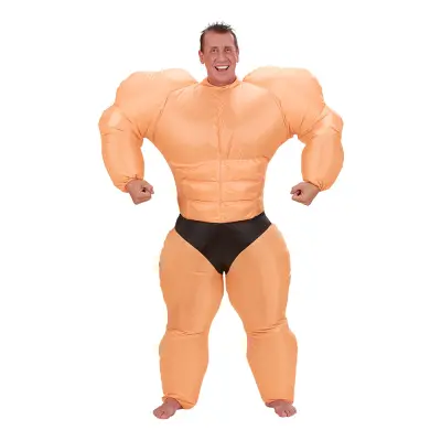 Uppblåsbar Bodybuilder Maskeraddräkt - One size