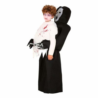 Uppblåsbar Döden med Kropp Barn Maskeraddräkt - Medium
