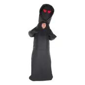 Uppblåsbar Döden med Lysande Ögon Maskeraddräkt - One size