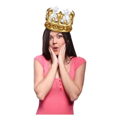 Uppblåsbar Drottningkrona - One size