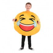 Uppblåsbar Emoji Laughter Barn Maskeraddräkt - One size