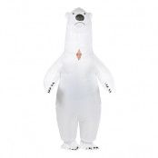 Uppblåsbar Isbjörn Maskeraddräkt - One size