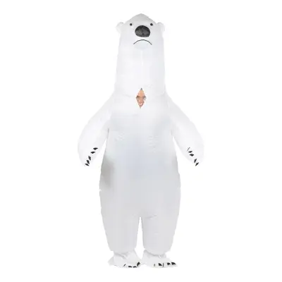 Uppblåsbar Isbjörn Maskeraddräkt - One size