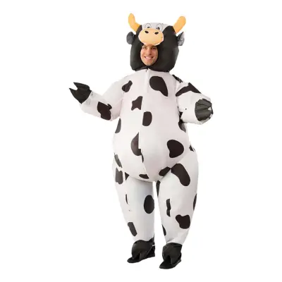 Uppblåsbar Ko Maskeraddräkt - One size