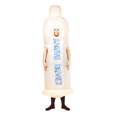 Uppblåsbar Kondom Maskeraddräkt - One size