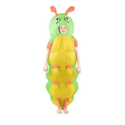 Uppblåsbar Larv Barn Maskeraddräkt - One size