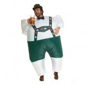 Uppblåsbar Lederhosen Maskeraddräkt - One size