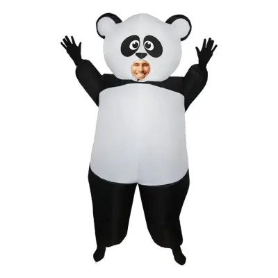 Uppblåsbar Panda Maskeraddräkt - One size