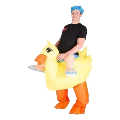 Uppblåsbar Ridande Anka Maskeraddräkt - One size