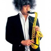 Uppblåsbar Saxofon - Gul