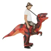 Uppblåsbar Velociraptor Maskeraddräkt - One size