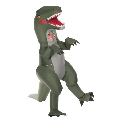 Uppblåsbar Velociraptor Maskeraddräkt - One size
