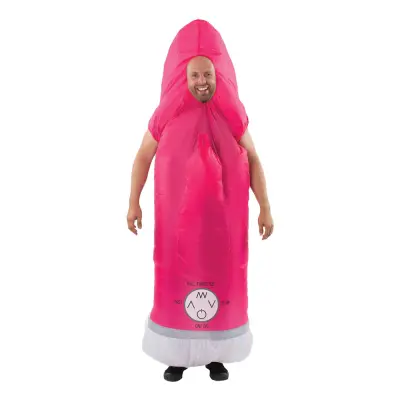 Uppblåsbar Vibrator Maskeraddräkt - One size