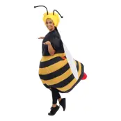 Uppblåsbart Bi Maskeraddräkt - One size