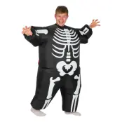 Uppblåsbart Skelett Maskeraddräkt - One size