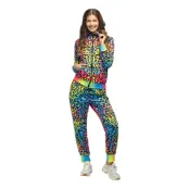 UV Leopard Träningsoverall Dam Maskeraddräkt - X-Large