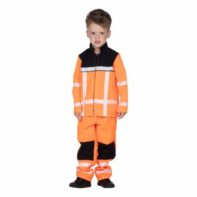 Vägarbetare Barn Maskeraddräkt - Medium