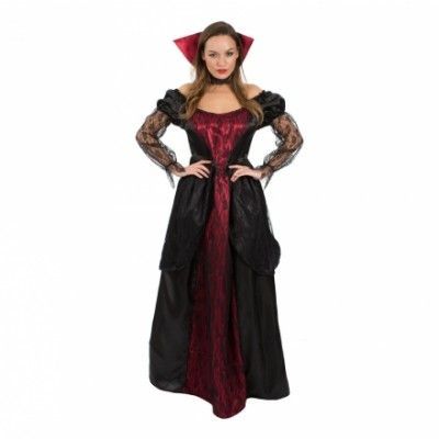 Vampiress Maskeraddräkt - Large