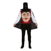Vampyr med Jätteansikte Maskeraddräkt - One size