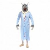 Varg i Nattlinne Maskeraddräkt