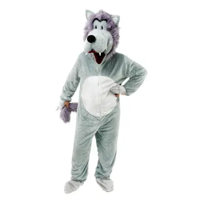 Varg med Stort Huvud Maskeraddräkt - One size