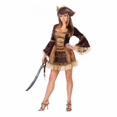 Viktoriansk Pirat Maskeraddräkt