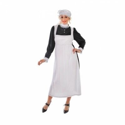 Viktorianskt Hembiträde Maskeraddräkt - One size