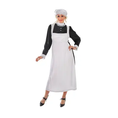Viktorianskt Hembiträde Maskeraddräkt - One size