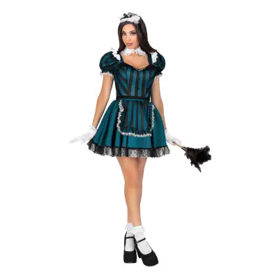 Viktorianskt Hembiträde Maskeraddräkt - Medium