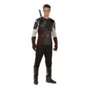 Vild Medeltida Jägare Maskeraddräkt - X-Large