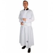 Vit Katolsk Präst - Kostym