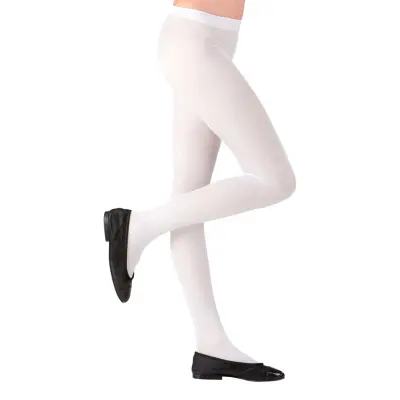 Vita Strumpbyxor för Barn - Small