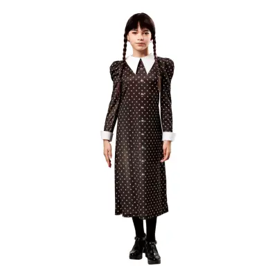 Wednesday Skoluniform Barn Maskeraddräkt - X-Large