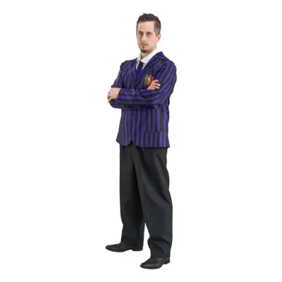 Wednesday Skoluniform Herr Maskeraddräkt - Medium