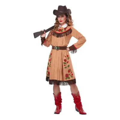 Western Cowgirl Maskeraddräkt - Medium