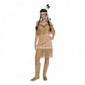 Western Indiantjej Maskeraddräkt - Small