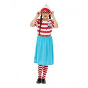 Where's Wally Wenda Deluxe Barn Maskeraddräkt - Large