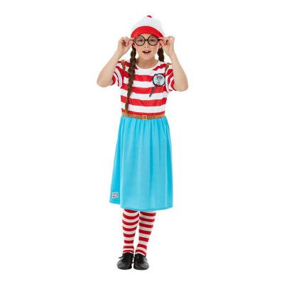 Where's Wally Wenda Deluxe Barn Maskeraddräkt - Teen