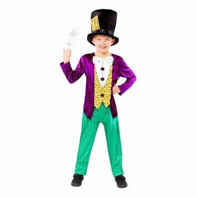 Willy Wonka Jumpsuit Barn Maskeraddräkt - X-Large