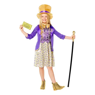 Willy Wonka Klänning Barn Maskeraddräkt - Large