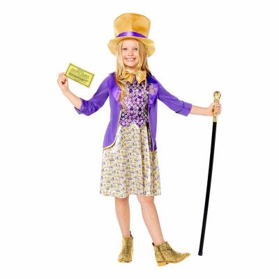 Willy Wonka Klänning Barn Maskeraddräkt - Small