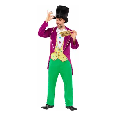 Willy Wonka Maskeraddräkt - Medium