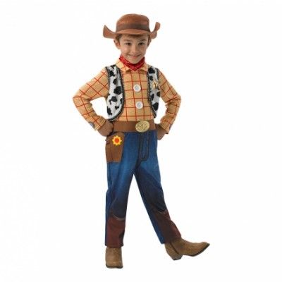 Woody Deluxe Barn Maskeraddräkt - Small