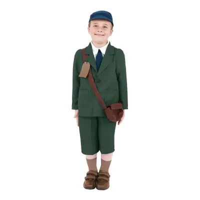 WW2 Pojke Barn Maskeraddräkt - Large